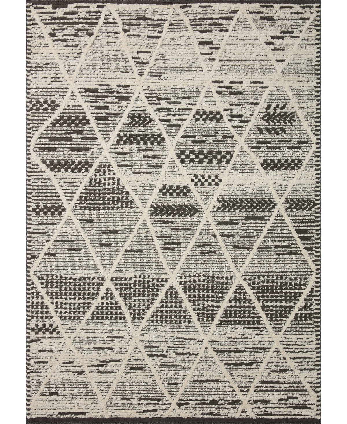 Loloi Ii Fabian Fab-03 5'3" X 7'6" Area Rug In Charcoal