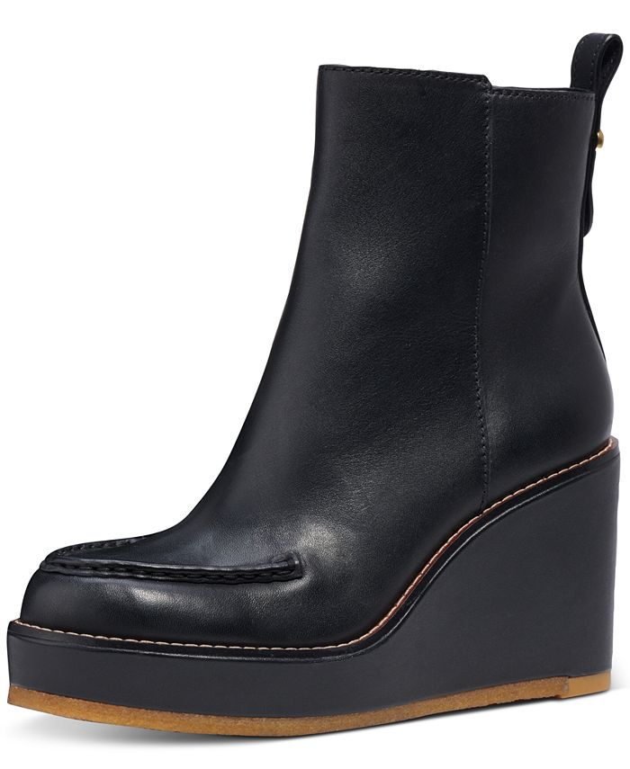 COACH Women's Brady Platform Wedge Booties Macy's