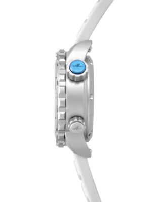 Women's Automatic Nadia White Silicone Strap Watch 35mm