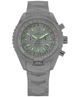 Jackie Women's Chronograph Multifunctional Stainless Steel Bracelet Watch 41-1/2mm