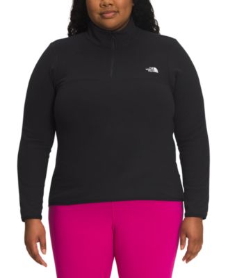 The North Face - Plus Size TKA Glacier Quarter-Zip Pullover