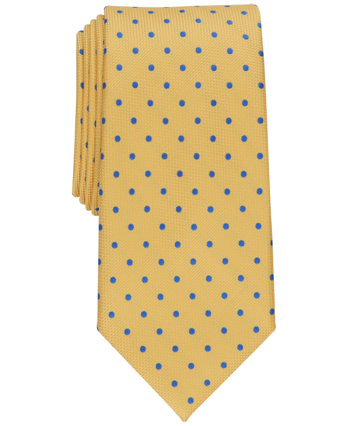 Club Room Men's Wyers Dot Tie, Created For Macy's In Yellow