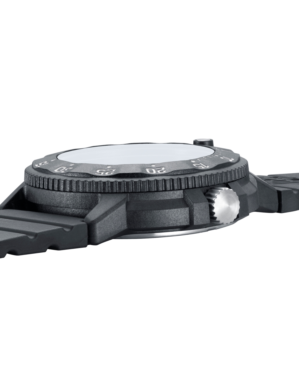 Shop Luminox Men's Swiss Original Navy Seal Evo Series Military Dive Black Rubber Strap Watch 43mm In No Color