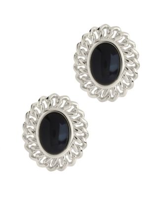Onyx Stone Ainsley Stud Earrings