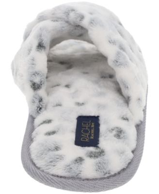 Women's Gift Set with X-Band Plush Slipper and Cheetah Blanket Set