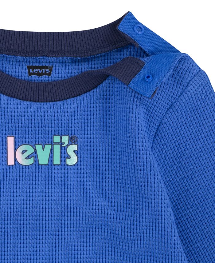 Levi's Baby Boys Logo Tshirt and Denim Overalls, 2 Piece Set Macy's