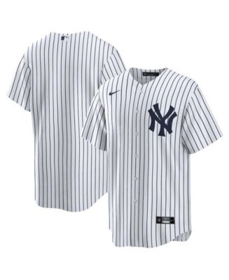 Men's Nike White New York Yankees Home Replica Custom Jersey Size: Medium