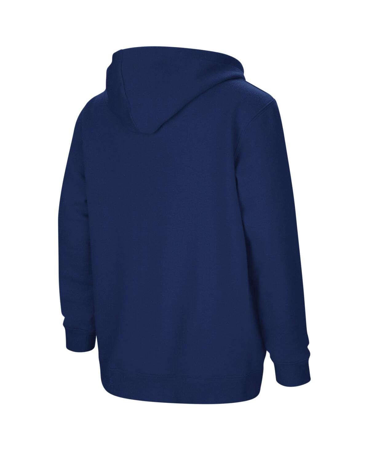 Colosseum Youth  Navy West Virginia Mountaineers 2-hit Team Pullover Hoodie In Navy