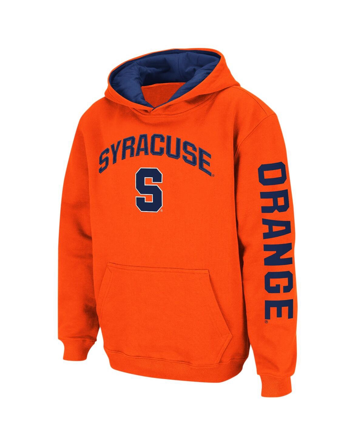 Youth Boys ColosseumSyracuse2-Hit Team Pullover Hoodie - Orange