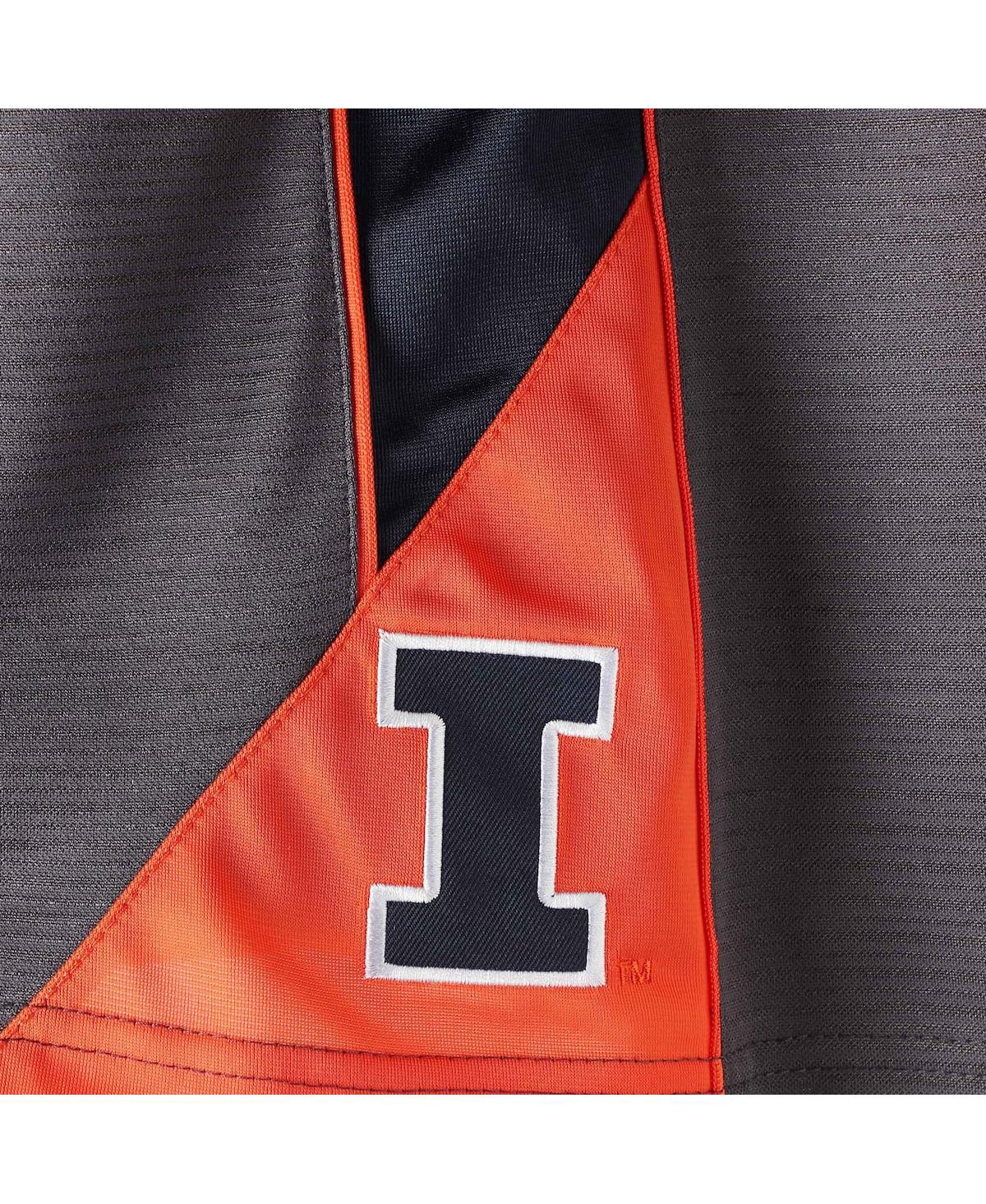 Men's ColosseumIllinois Fighting Illini Turnover Team Shorts - Charcoal