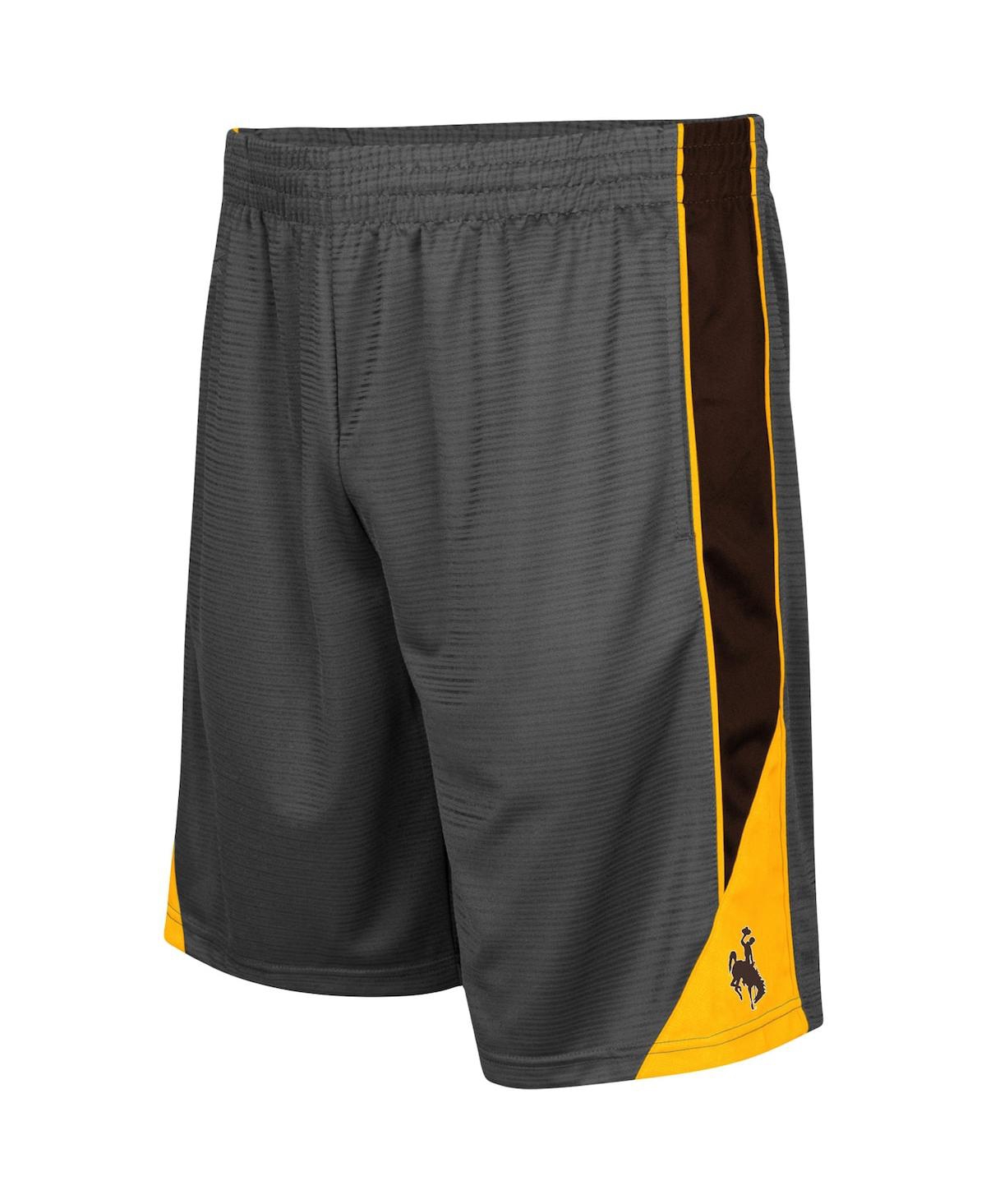 Men's ColosseumWyoming Cowboys Turnover Shorts - Charcoal