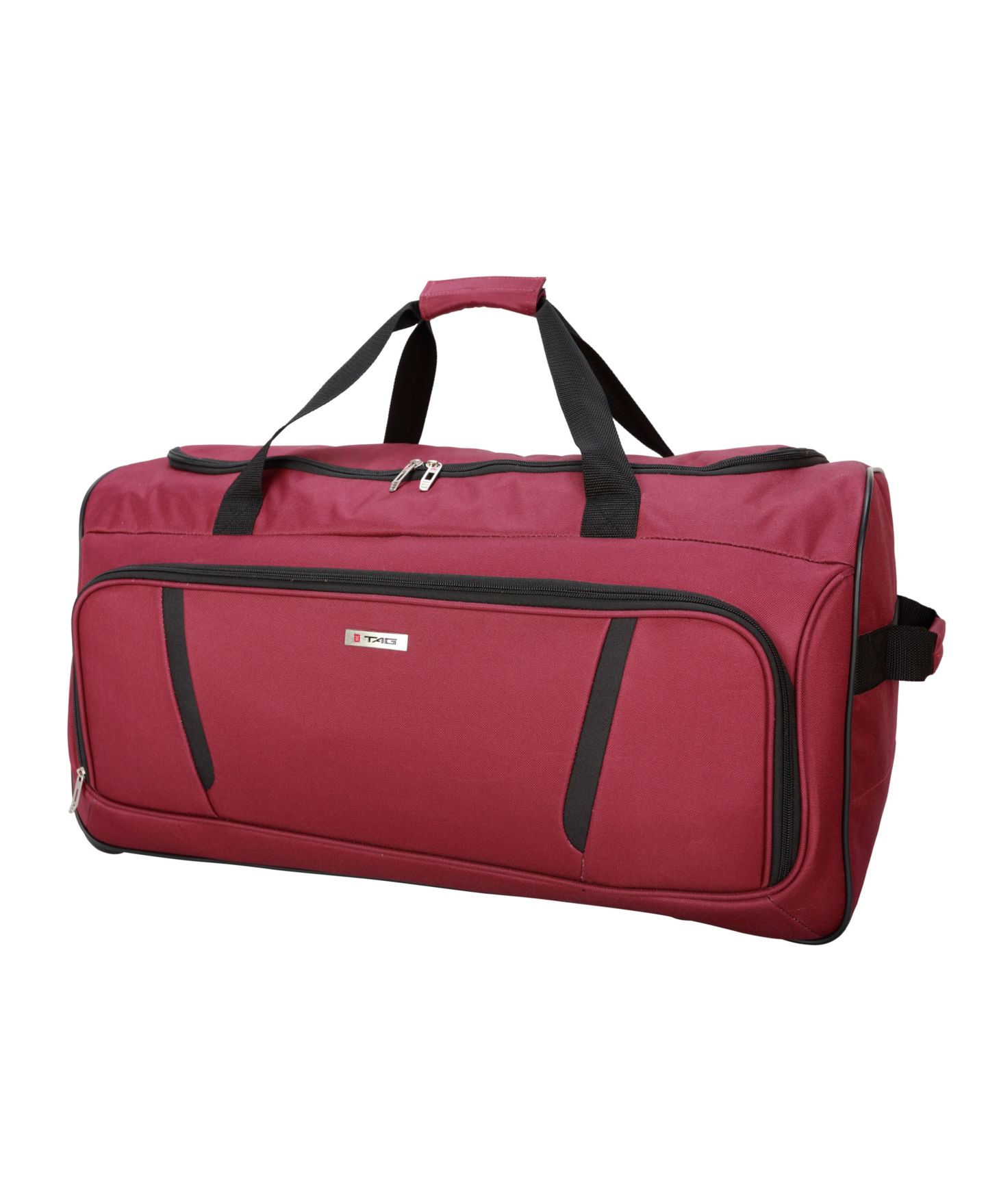 Чемоданы Tag Freehold 5-Piece Softside Spinner Luggage Set, Created for Macy's, цвет: Бордовый — фото 17