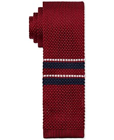 Men's Double-Stripe Knit Tie