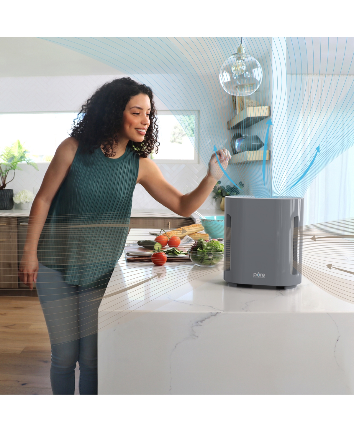 Pure Enrichment Purezone True 3-in-1 Hepa Air Purifier In Mist