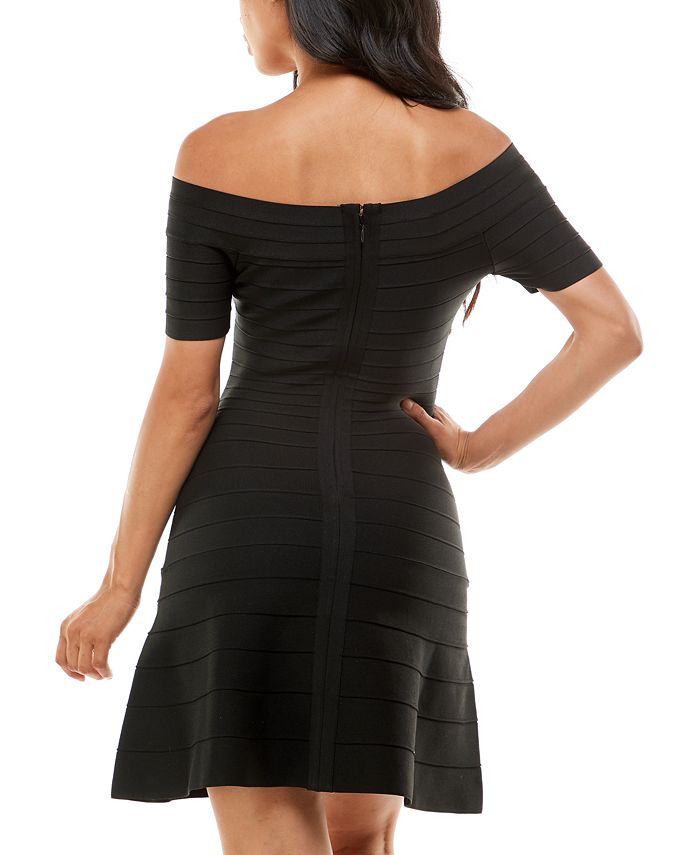 bebe Bandage OffTheShoulder ALine Dress Macy's