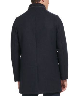 Men's Wool Button Car Coat