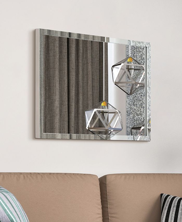 Empire Art Direct Contempo Polished Stainless Steel Rectangular Wall ...