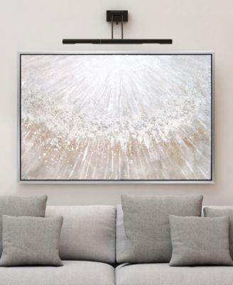 Pellets Textured Glitter Hand Painted Canvas Wall Art, 32" x 48"