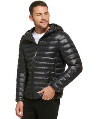 Men's Hooded & Quilted Packable Jacket