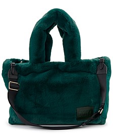 Hadlee Faux Fur Tote Bag With Convertible Strap