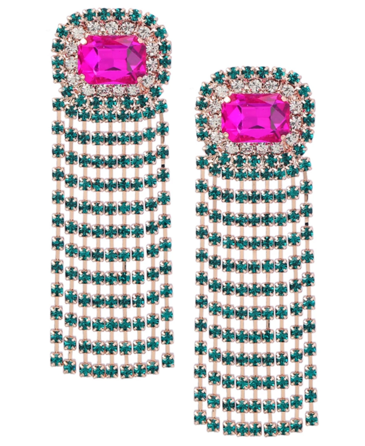 Accessory Concierge Women's Extravagant Drop Earrings In Multicolor