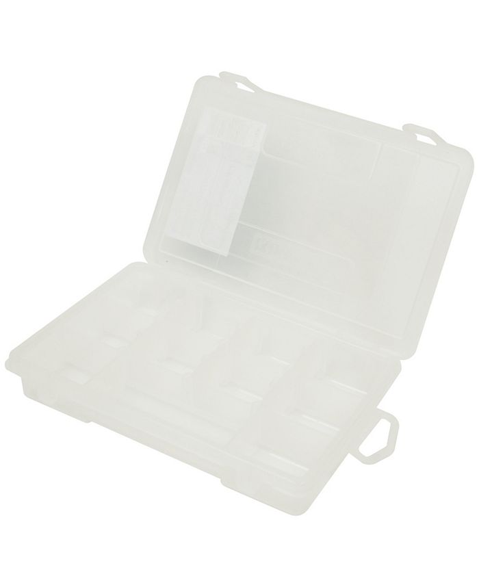 3-Drawer Wood Pastel Storage Box – 15.75 X 9.5 X 3.5 Inches, Elm Hardwood With Foam Padded Compartments - View #3