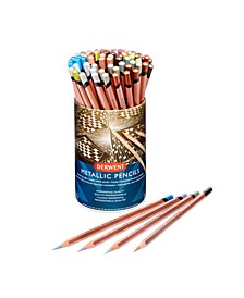 Metallic Pencil Tub 72 Piece Pencil Set