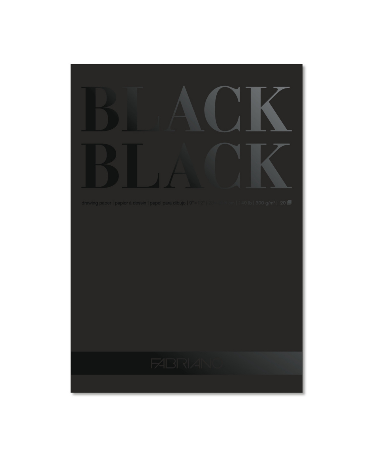 Pad, 9" x 12" - Black