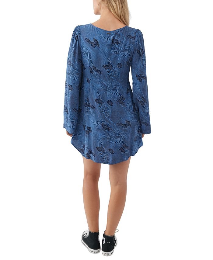 O'Neill Juniors' Marylou Abstract Floral Mini Dress Macy's
