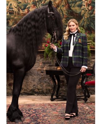 Lauren Ralph Lauren - Plus Size Wool-Blend Structured Blazer