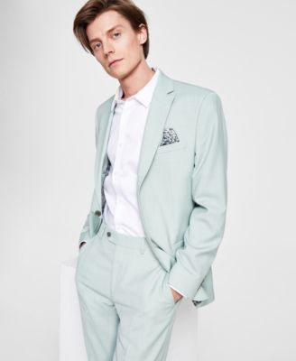 macys green suit