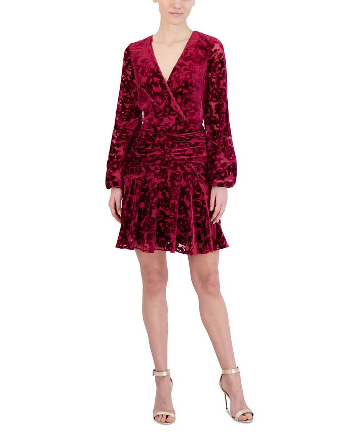 Bcbgmaxazria velvet dress clearance