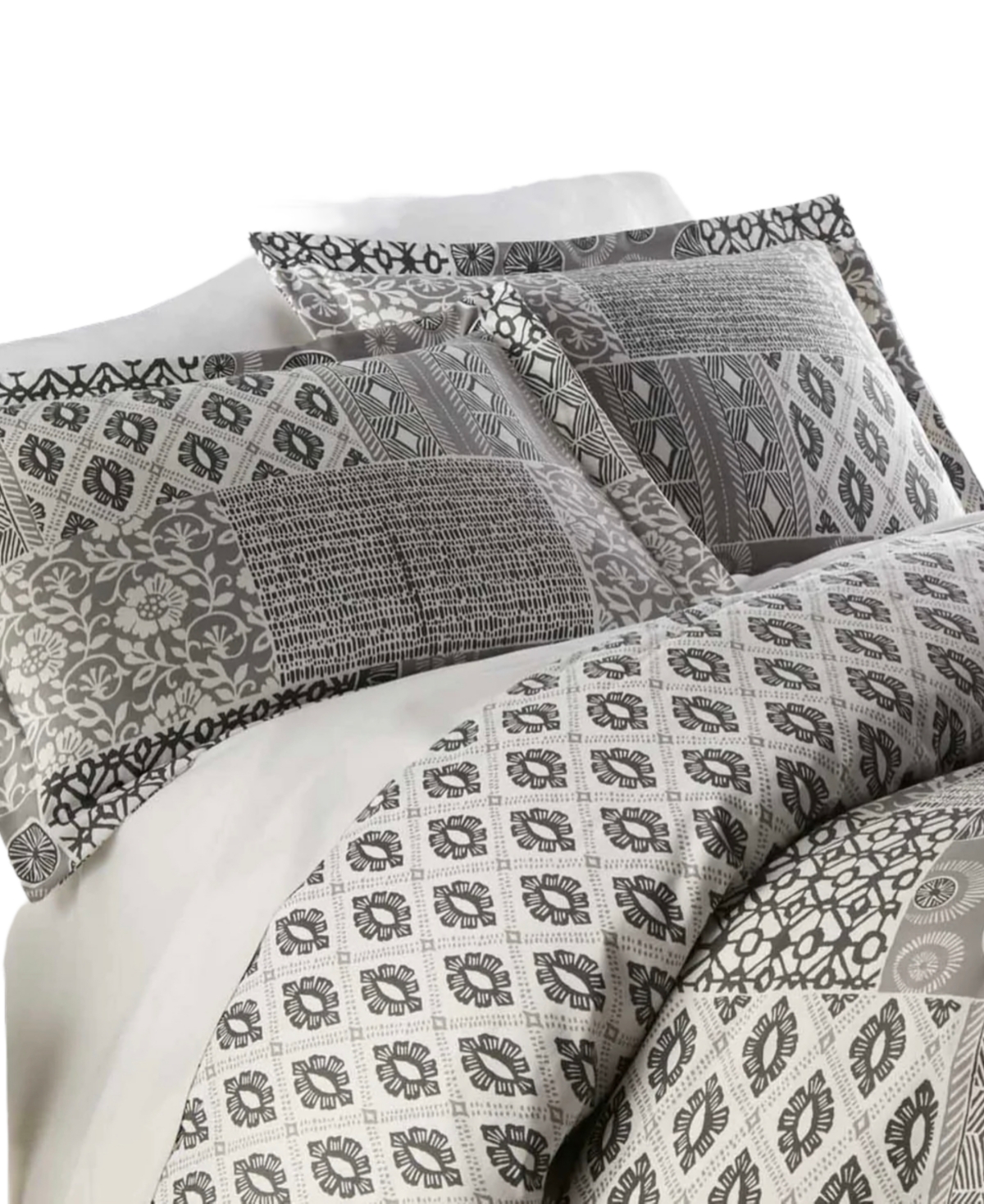 Southshore Fine Linens Global Patchwork Down Alternative 3 Piece Comforter and Sham Set,