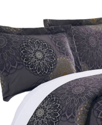 Midnight Floral 3-Pc. Comforter Set, King