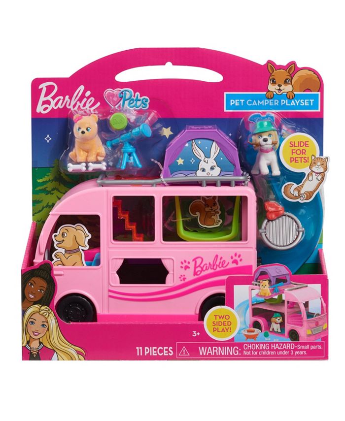 Verrijken Gedragen Atlas Barbie Just Play Pet Camper, 11-Pieces, Toy Figures and Playset & Reviews -  All Toys - Macy's