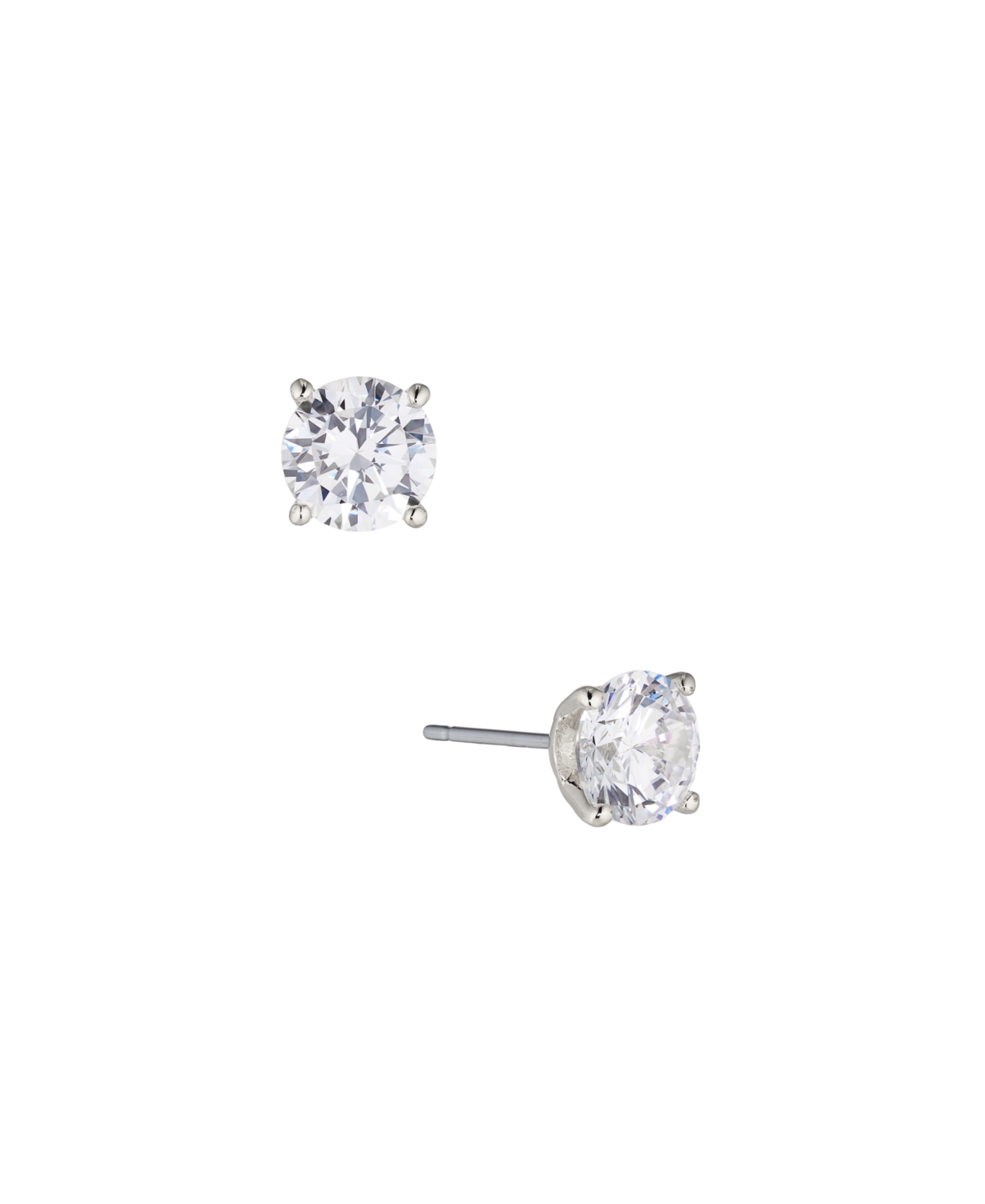 Rhodium Plated Earrings, Created for Macy's - Rhodium Plated