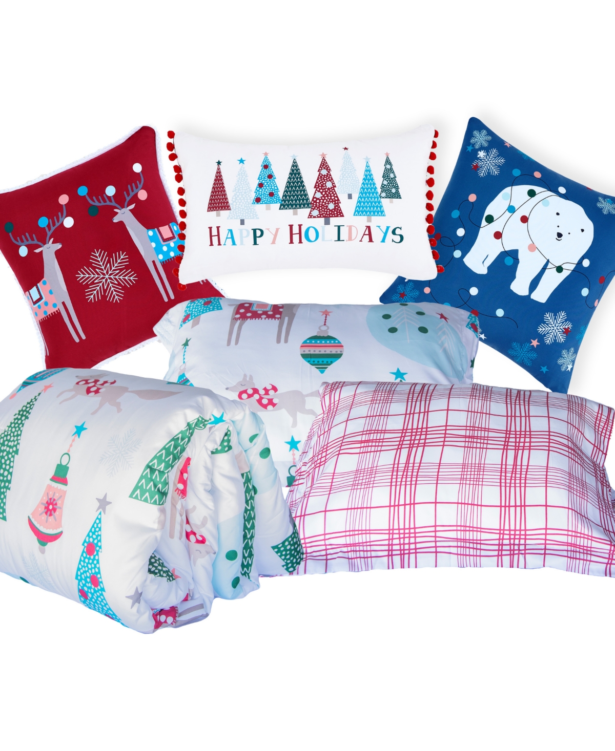 Southshore Fine Linens Winter Wonderland Reversible 6-Pc. Comforter Set