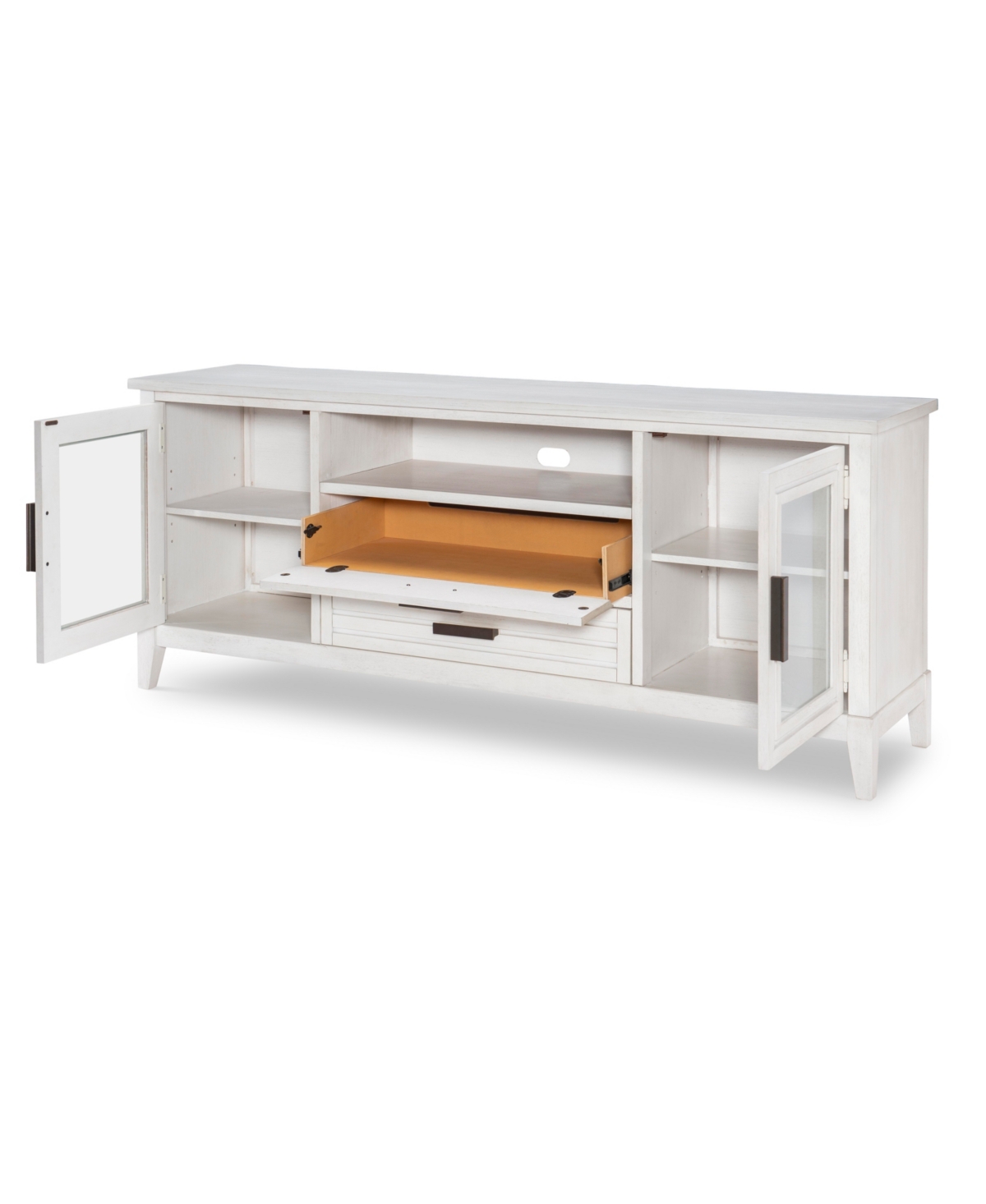 Furniture Edgewater Entertainment Console In Sand Dollar