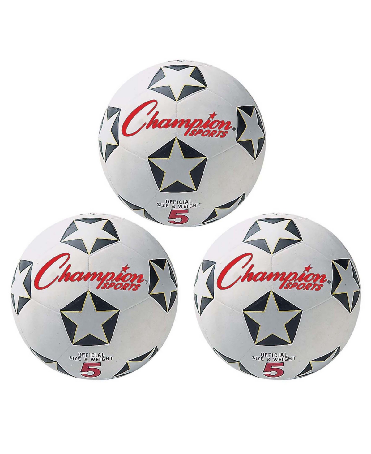 Champion Sports Rubber Soccer Ball