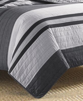 CLOSEOUT! Vessey Cotton Reversible Quilt, Twin