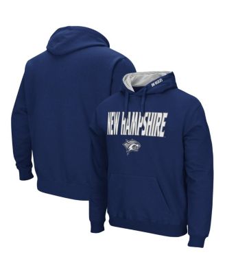 Men's New Hampshire Wildcats Arch and Logo Pullover Hoodie