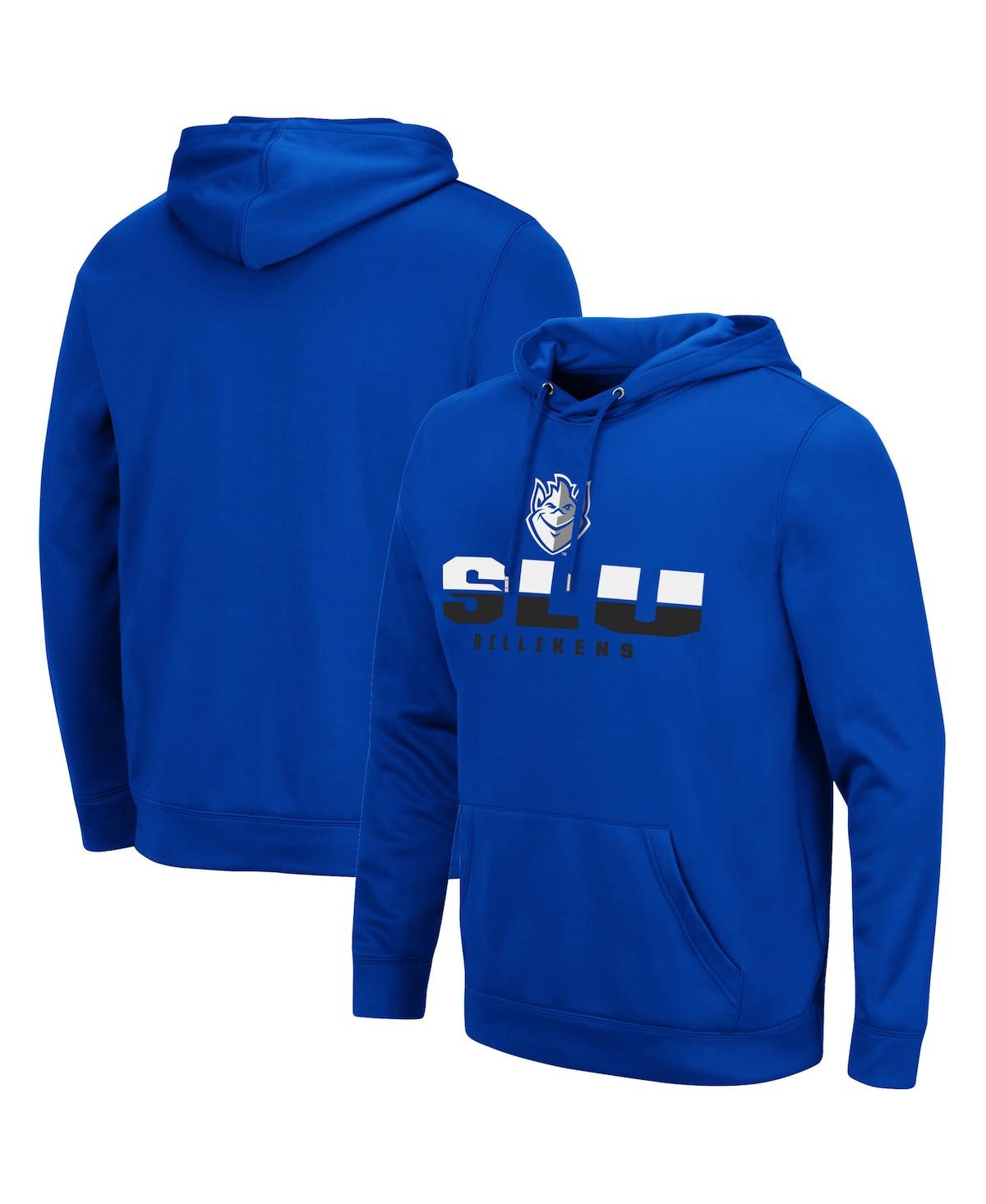 Men's ColosseumSaint Louis Billikens Lantern Pullover Hoodie - Blue