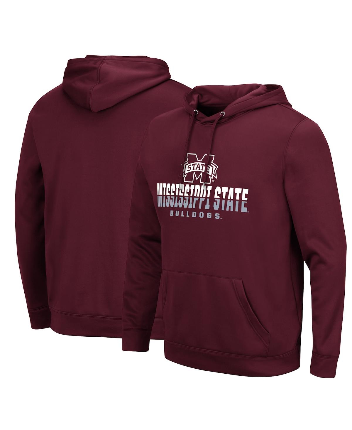 Shop Colosseum Men's  Maroon Mississippi State Bulldogs Lantern Pullover Hoodie