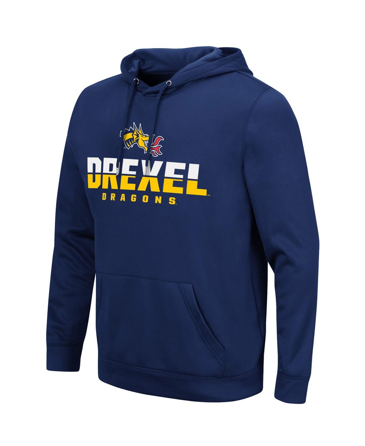 Colosseum Navy Drexel Dragons Lantern Pullover Hoodie In Navy