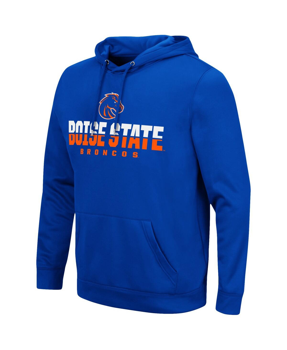 Colosseum Royal Boise State Broncos Lantern Pullover Hoodie In Royal