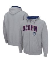 Men's Colosseum White UConn Huskies Free Spirited Mesh Button-Up Baseball  Jersey