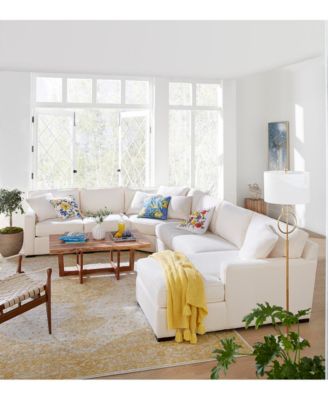 Radley Fabric Sectional Sofa - Macy's Exclusive