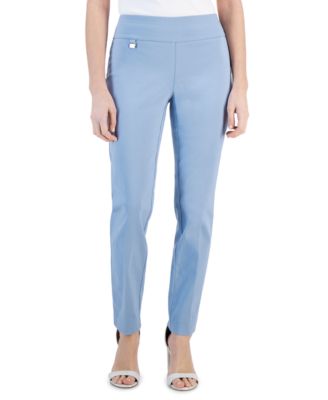 Alfani - Petite Pants, Tummy-Control Skinny Pull-On