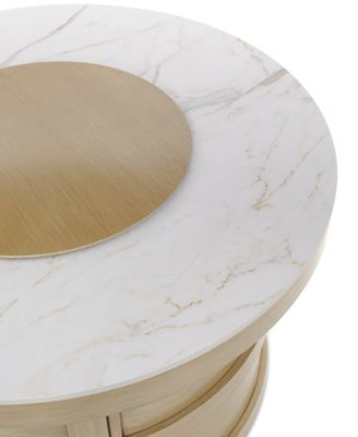 Reid Outdoor 5-Pc. Chat Set (1 Fire Pit & 4 Club Chairs), Created for Macy's