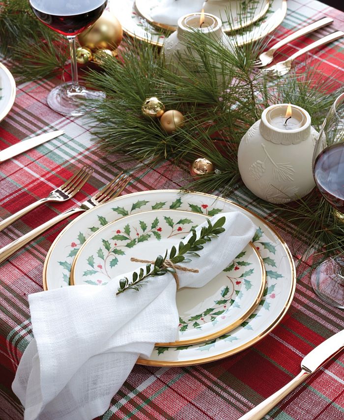 Lenox Holiday Dinner Plate & Reviews - Fine China - Macy's